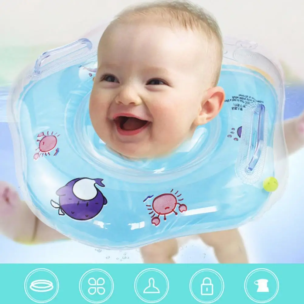 

Summer Baby Inflatable Swimming Collar Ring Baby Neck Float Accessories Baby Wheels Safety Bathin Inflatable Pools Swimming C0A0