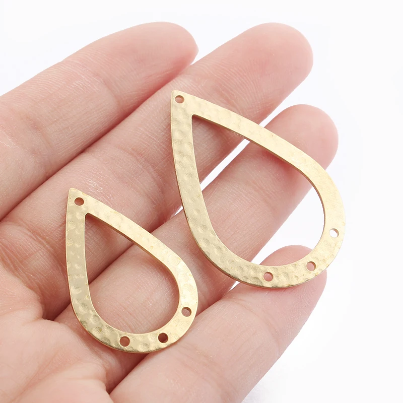 20 шт. подвески открытые капли воды молоток ремесло подвеска необработанная