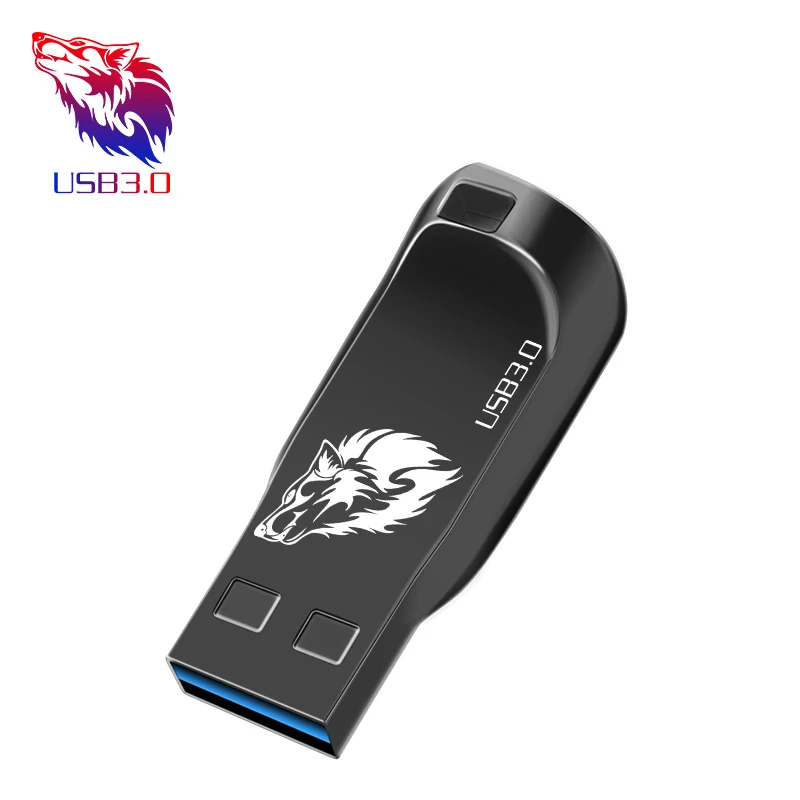 gray Usb флеш-накопитель 64 Гб/3,0 Металлический накопитель 32 ГБ Флешка 16 ГБ/8 ГБ/128 ГБ usb флешка подарок usb флэш-накопитель - Цвет: gray