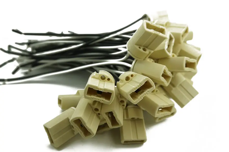 10 x G9 Разъем кварцевая лампа светильник основание держателя лампы керамический