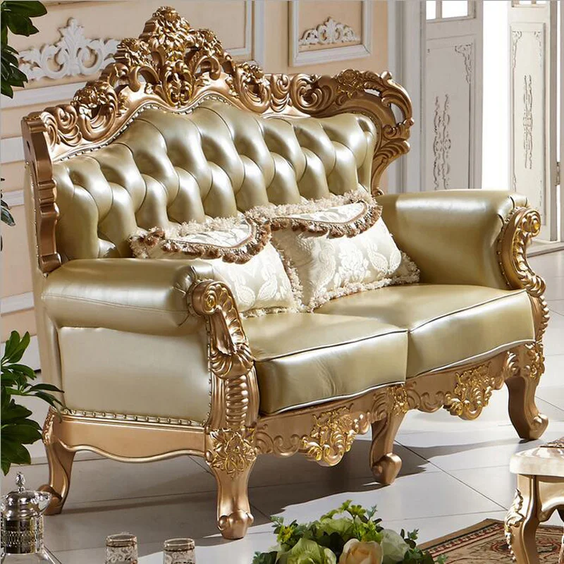 Мебель для гостиной современный двухслойный диван из натуральной кожи