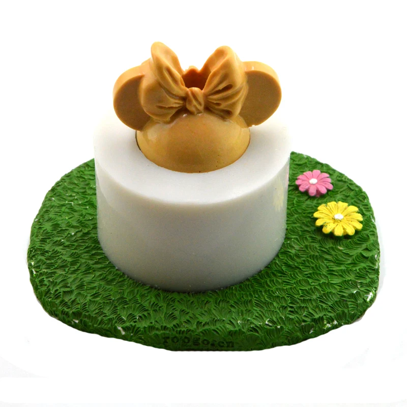 Очаровательные топперы из соломы Микки силиконовая форма различные стили формы