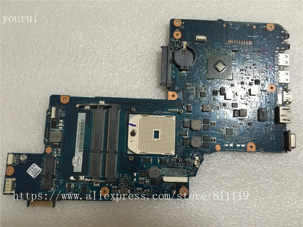 

Yourui для Toshiba Satellite L870 L875 материнская плата для ноутбука H000043850 DDR3 Протестирована