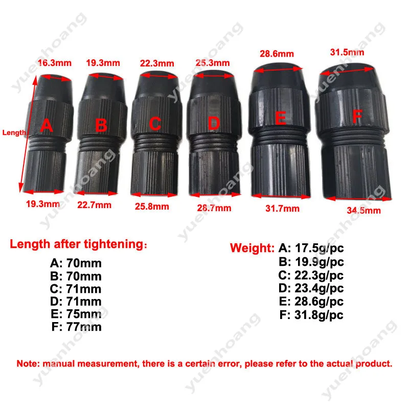 6 шт пластиковые телескопиче