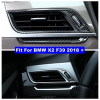 auto accessories inside air conditioning ac outlet vent frame decoration cover trim 4 pcs fit for bmw x2 f39 2018 2021 abs