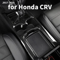 for honda crv cr v 2017 2020 central control cup holder decorative frame decoration cover interior modification accessories