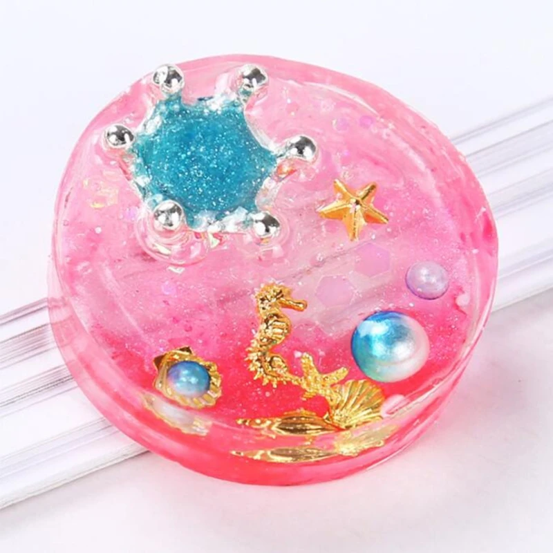 

8 Boxes Heart Star Moon Mix Shape Resin Metal Material Epoxy Mold Filling Filler