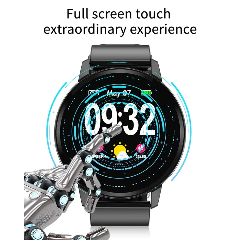 

Smart Watch With 1.22 Inch Screen Waterproof Fitness Bracelet Activity Track Sport Monitor Smartwatch Smart Band