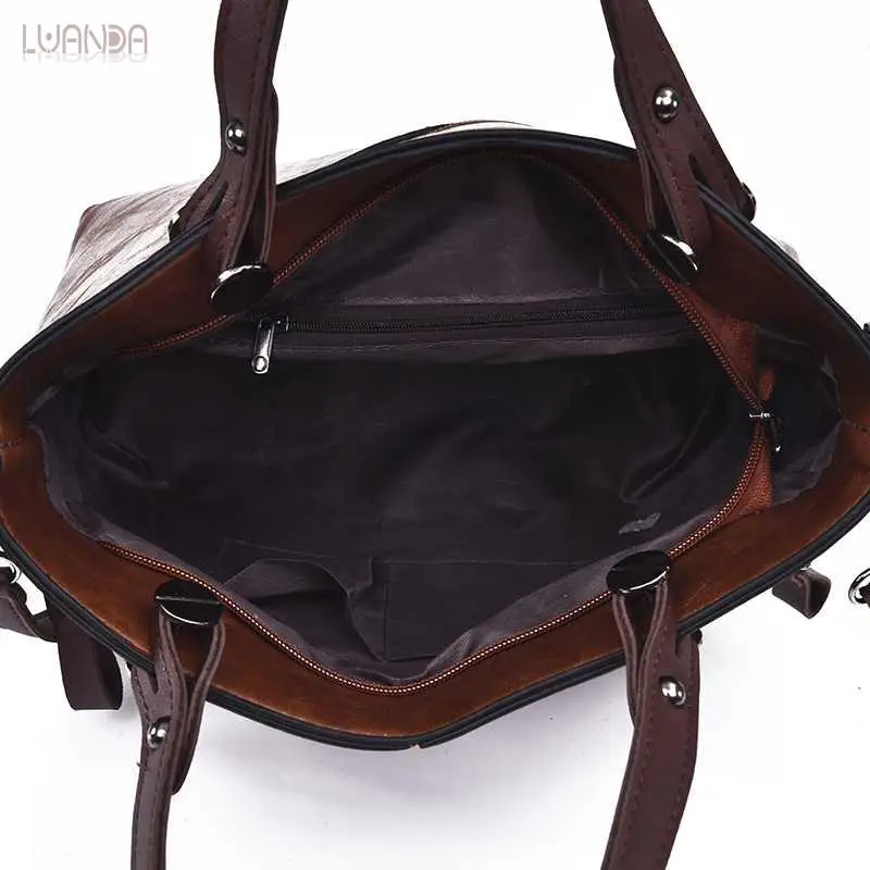 Causal Tote Bags Women Pu Leather Shoulder Bag Female Messenger Shopping All-Purpose Lady High Quality Vintage Handbag | Багаж и сумки