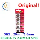 5 шт., электронная плата TMMQ celestial gold CR2016, 3 в, литиевая батарея, фонарик