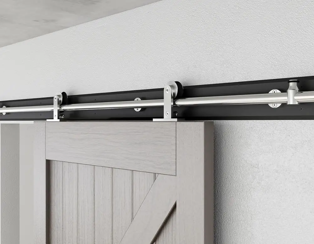 DIYHD верхнее крепление из нержавеющей стали ролик двойной раздвижной трек для