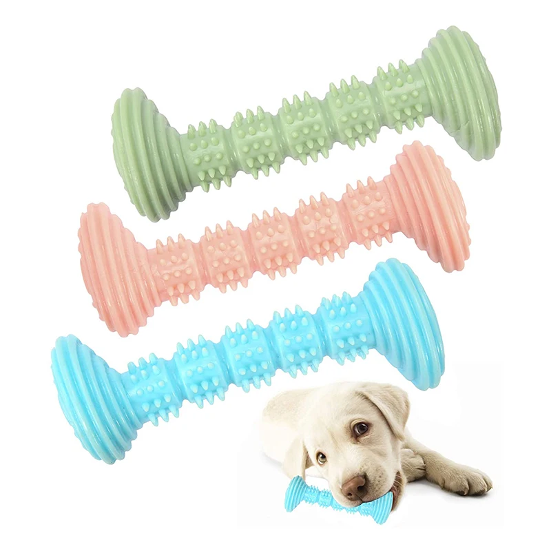 

1 шт. жевательные игрушки для домашних питомцев, жевательные игрушки для гантелей, чистка зубов, зубная щетка для собак, жевательная игрушка,...