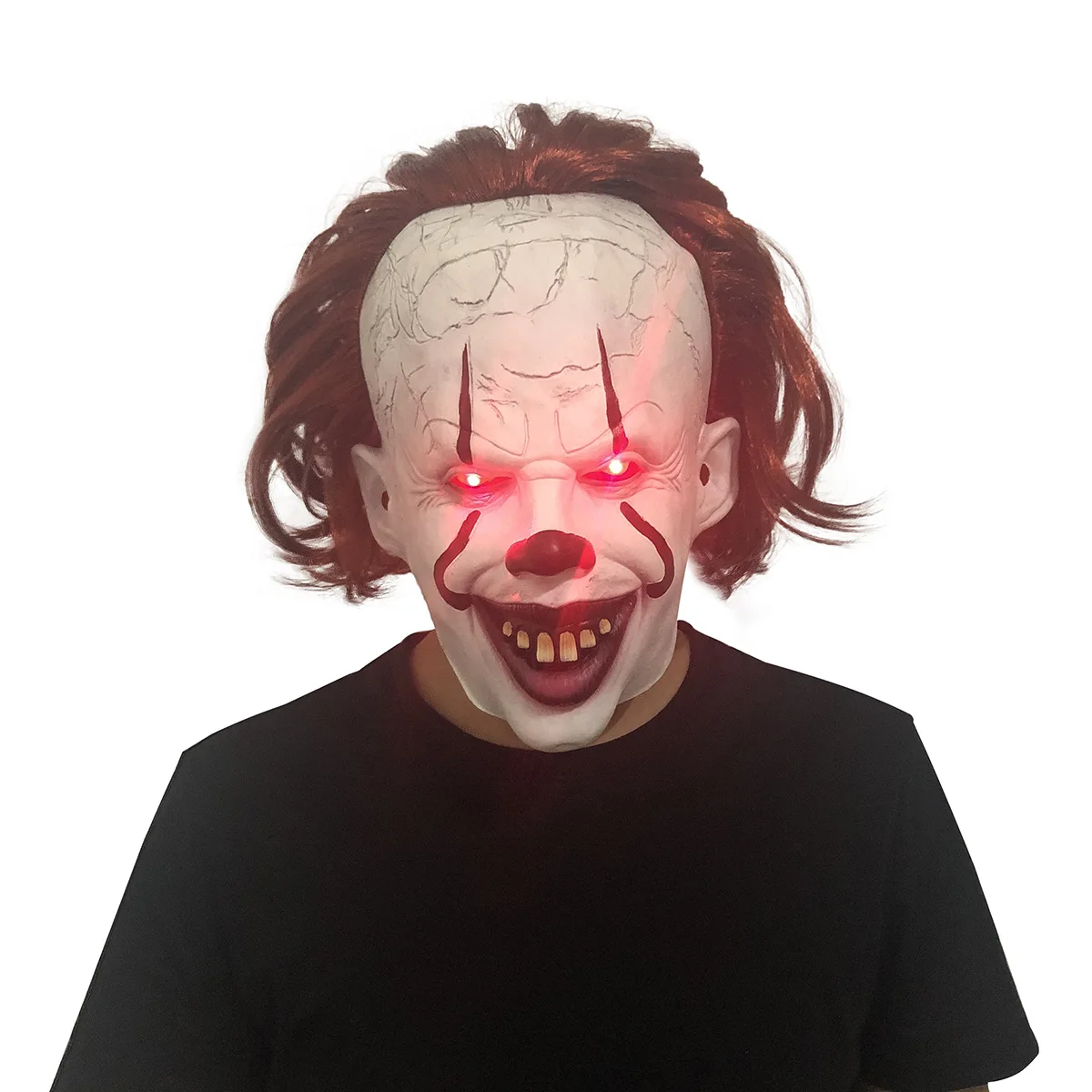 

New Horror Stephen King's It 2 Mask Headgear Cosplay Halloween Headgear Pennywise Horror Mask Multiple Styles Scary Latex Props