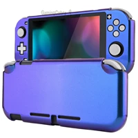playvital protective grip case hard cover protector for ns switch lite 1 x black border tempered glass screen protector