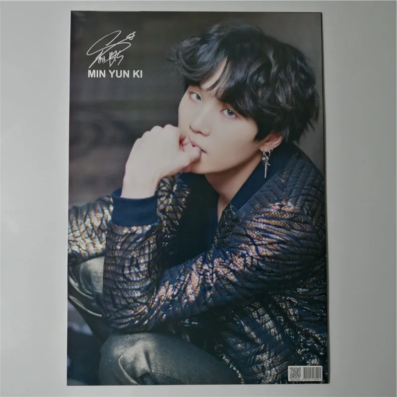 8*(42x29 см) Bangtan мальчики SUGA плакаты настенные наклейки подарок KPOP вокруг плакатов yoongi SUGA плакат подарок мин Юн Ки