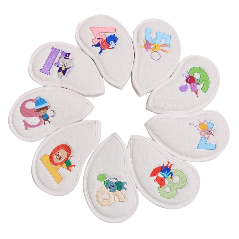 

Новинка, чехлы для головы для гольфа, металлические Чехлы для гольфа, белые аксессуары для людей, которые любят играть в гольф, лучший подаро...