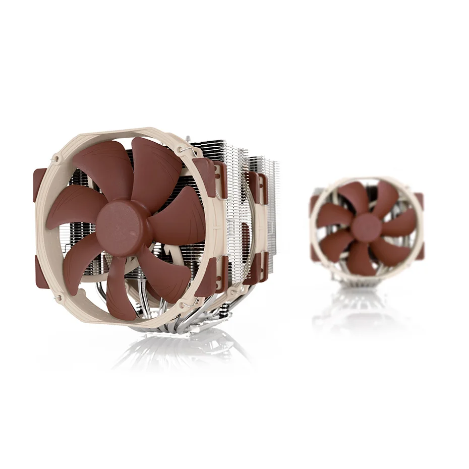 Verkaufen Noctua NH-D15 6 Heatpipe CPU Cooler Twin Towers Double NF-A15 140mm PWM Cooling Fan Quiet For Intel LGA 115x 2011 2066 AM4 AM3