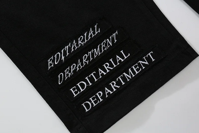 

IEFB High Street Denim Pants Men's Fashion Harajuku Letter Embroidery Stick Cloth Straight Tube Wide Leg Jeans 2021 New 9Y5583