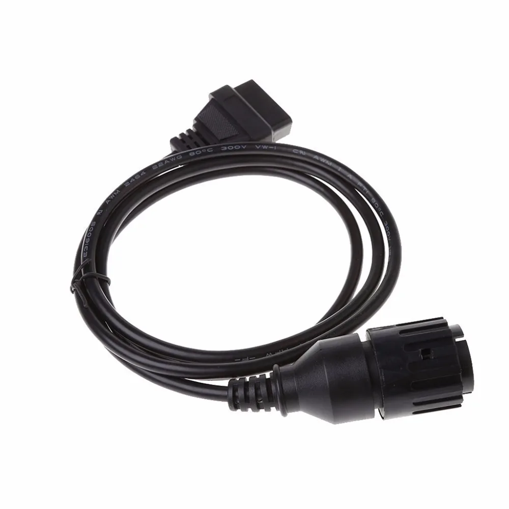 OBD 10pin 20Pin Transfer To 16 Pin OBD2 Cable for BMW ICOM EFI Motorcycle 10 Adapter 10P 20P Plug Option Programmer Socket | Автомобили и