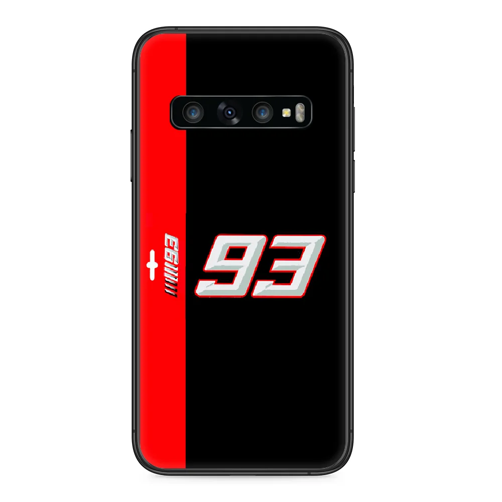 

Marc Marquez Moto Gp 93 Phone case For Samsung Galaxy Note S 8 9 10 20 Plus E Lite Uitra black waterproof silicone coque tpu