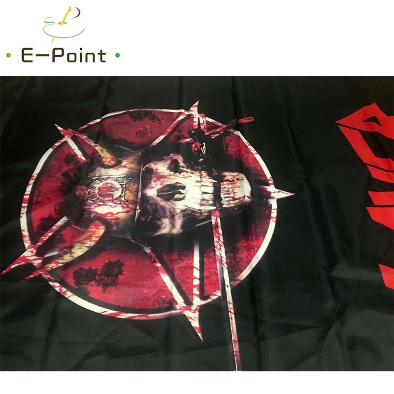 Группа Slayer флаг 2 фута* 3 фута(60*90 см) 3 фута* 5 футов(90*150 см) размер рождественские украшения для домашнего флага баннер