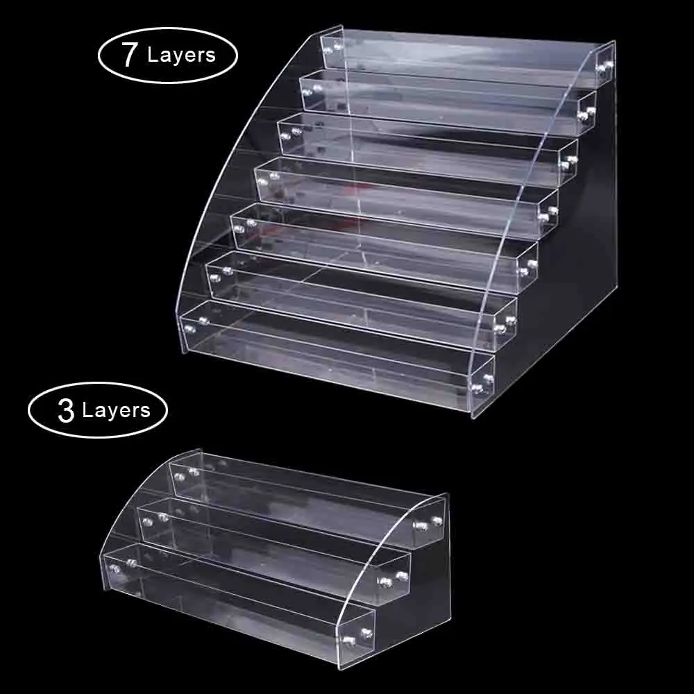 От 1 до 7 ярусов лак для ногтей настольная подставка демонстрации стойки