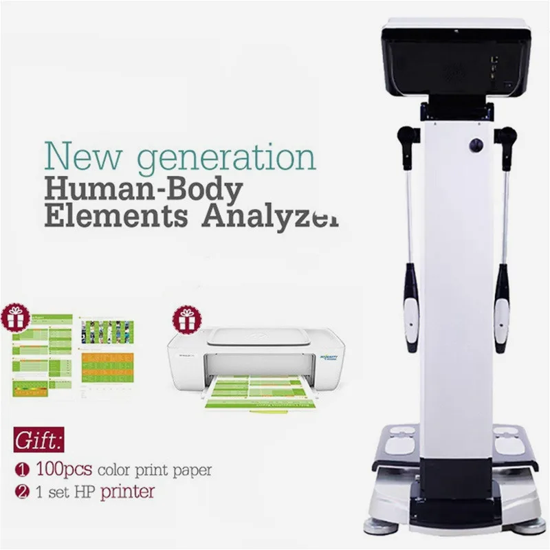 

High-Techgum Use Human Body Elements Analysis Manual Weighing Scales Beauty Care Weight Reduce Body Composition Analyzer