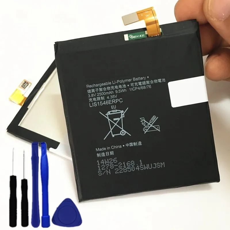 LIS1546ERPC 2500 мА/ч, замена Батарея для sony Xperia C3 T3 S55T S55U D2502 D2533 M50W D5103