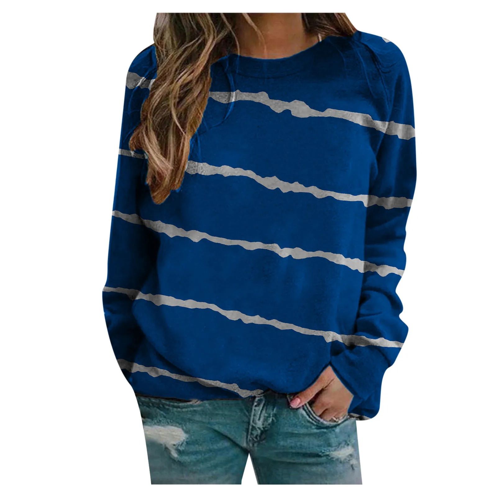 

2021 New Women Sweatshirt Print Sweatshirt Women Crewneck Pullover Hoodie Autumn Casual Fleece Clothes Oversize Loose Hoody