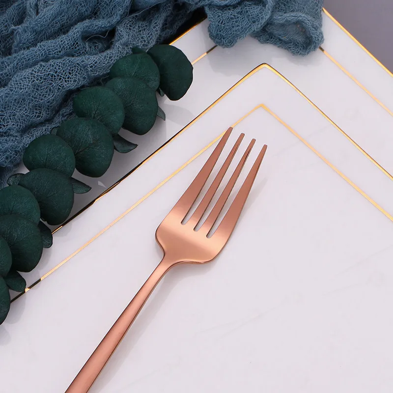 

Stainless Steel Cutlery Set 20 pcs Rose Gold Dinnerware Set Fork Spoon Knive Dinner Set Tableware Western Complete Dropshipping
