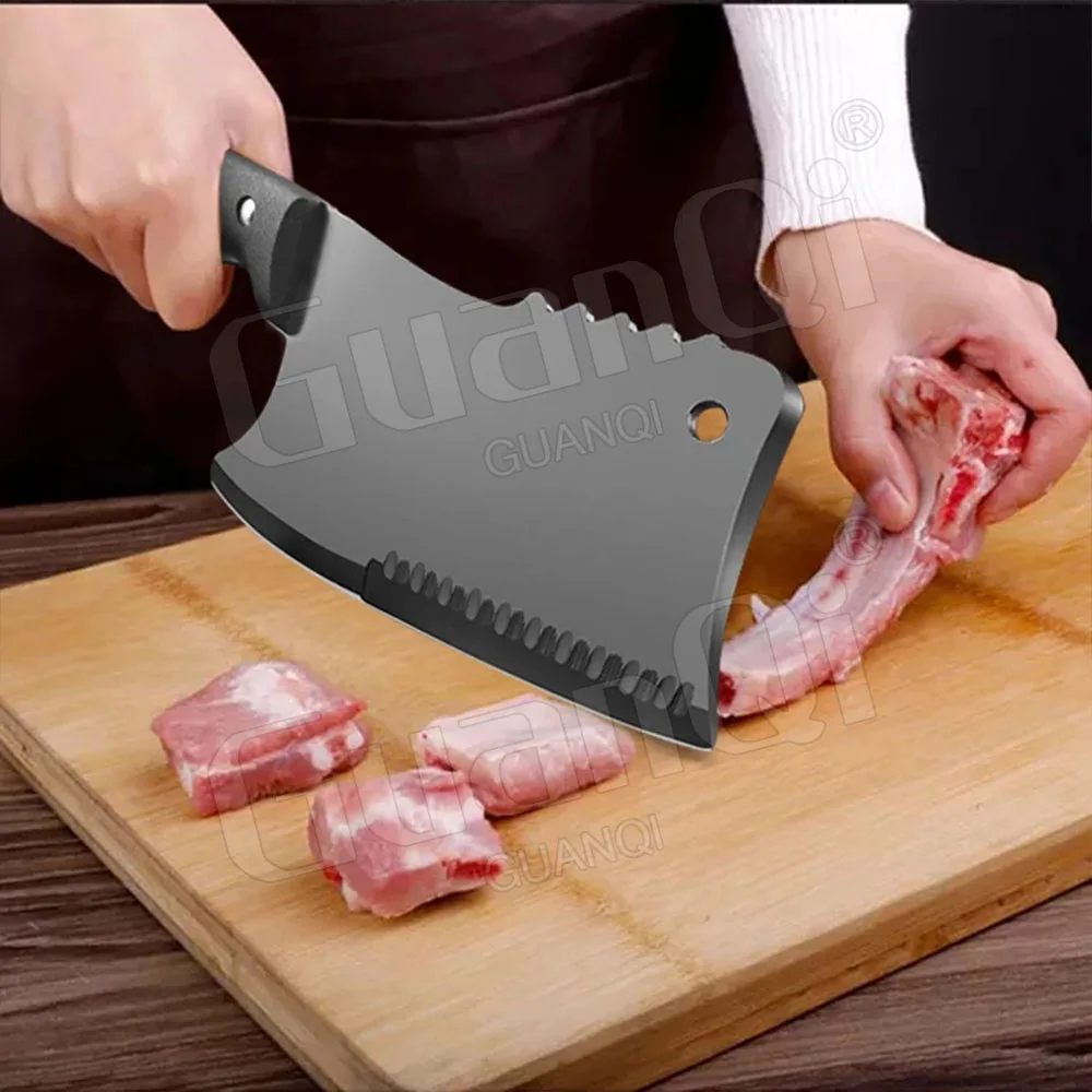 8-дюймовый нож мясника из нержавеющей стали кухонный для нарезки мяса шеф-повара