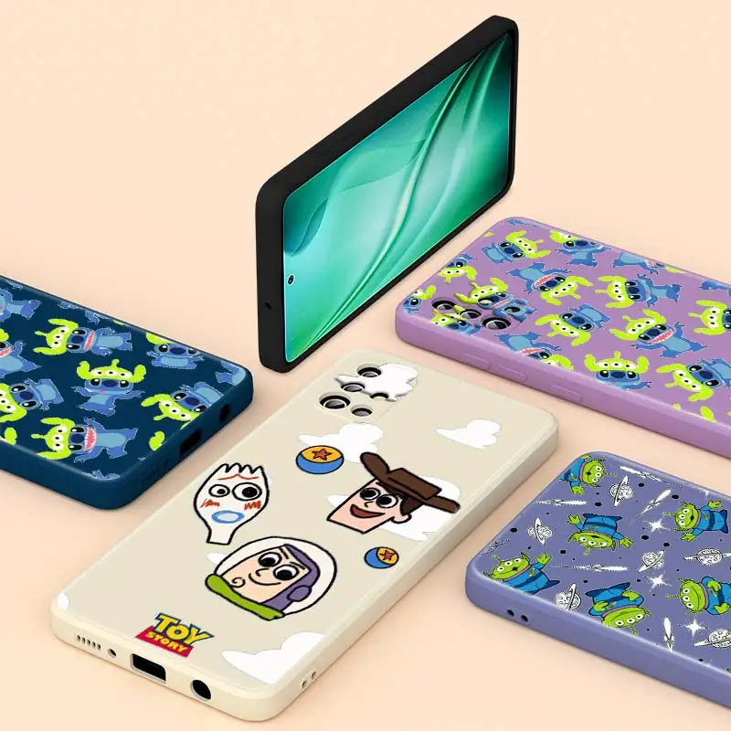 

Buzz Lightyear Liquid Silicone Phone Case For Samsung A91 A81 A72 A71 A52 A51 A50 A32 A31 A20 A30 A21S A20S A02 A01