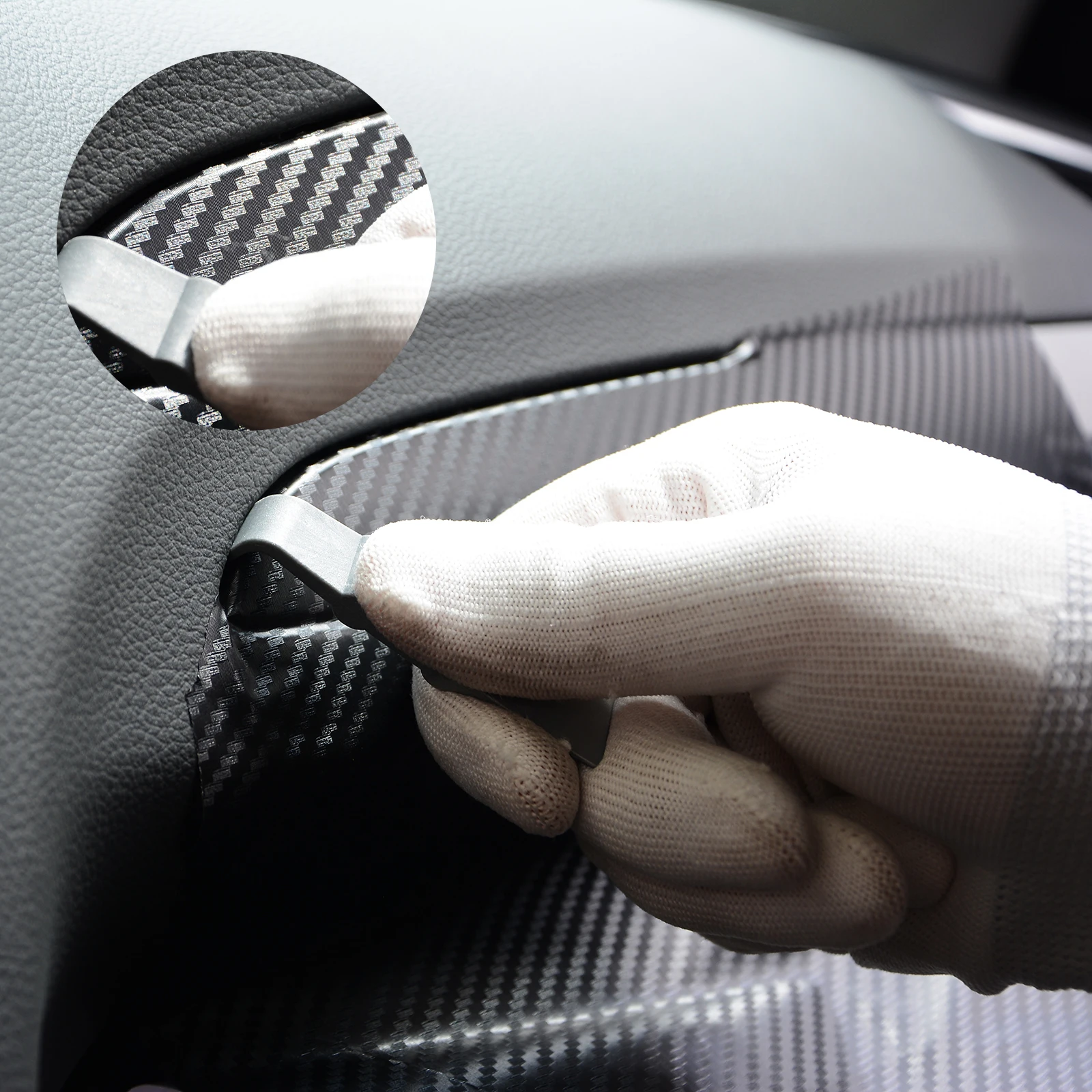 EHDIS 7 шт. скребок из углеродного волокна шерстяной виниловая пленка автомобильный