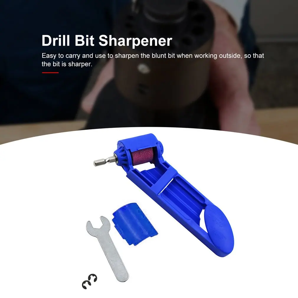 

Portable Electric Drill Bit Sharpener Corundum Grind Wheel Diamond Bit Sharpening Tool Power Auxiliary Tool