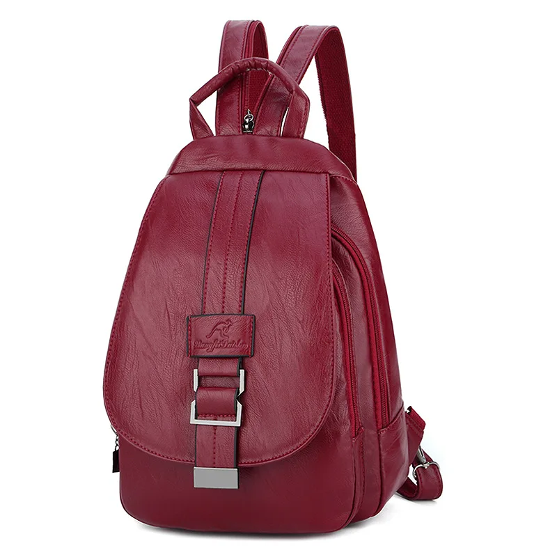 Женские кожаные рюкзаки 2020, винтажные женские сумки через плечо, сумки для путешествий, школьные сумки для девочек