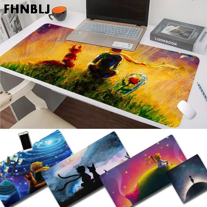 

Popolar The Little Prince And The Fox Simple Design Gamer Play Mats Mousepad Size For Keyboards Mat Mousepad For Boyfriend Gift