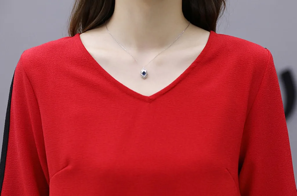 Женский спортивный костюм с капюшоном свободная блузка V образным вырезом и