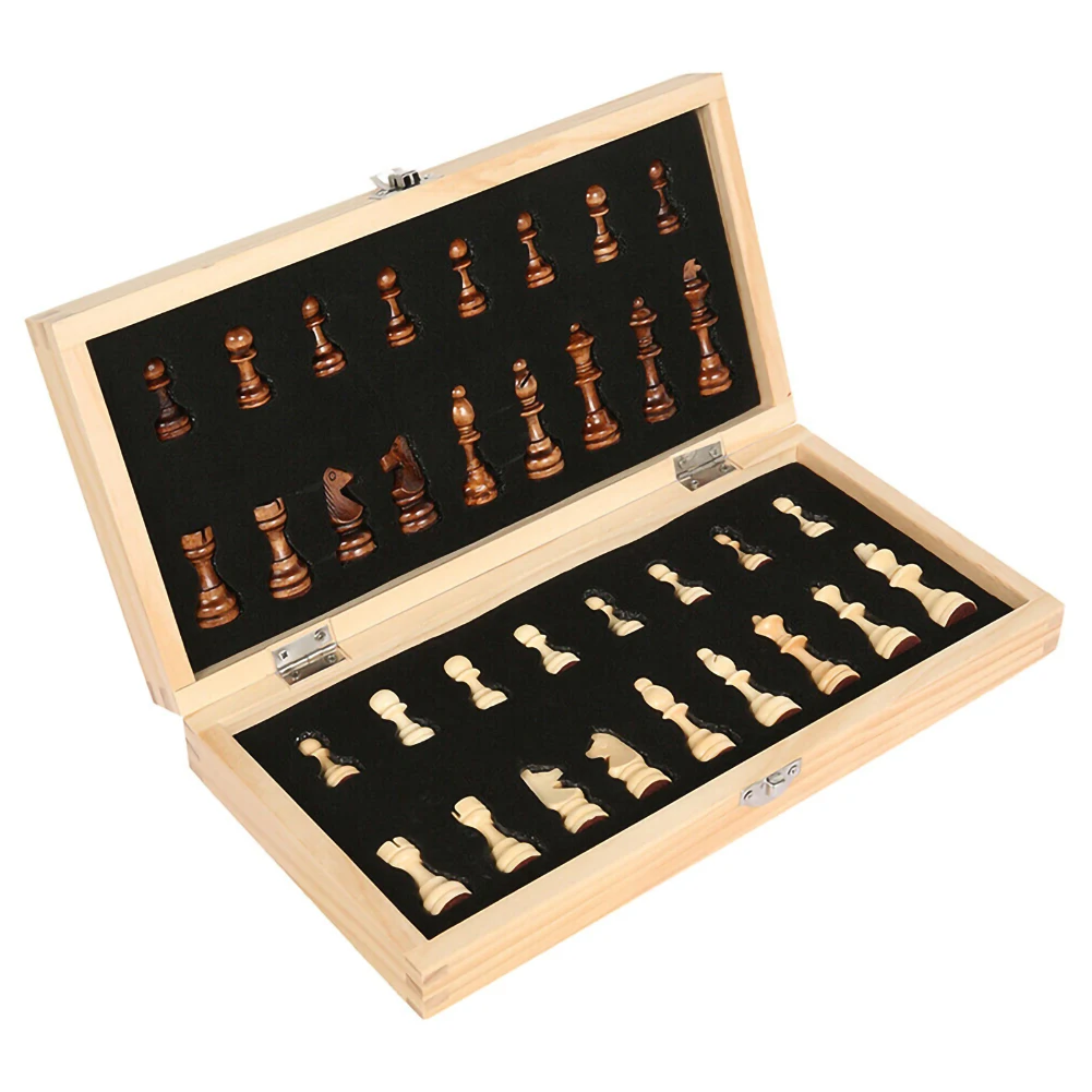Высококачественные деревянные международные шахматы 3 в 1 портативный набор