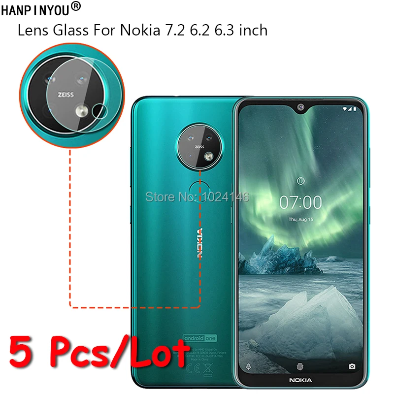Ультратонкая прозрачная защитная пленка для объектива задней камеры Nokia 7 2 6 3 5