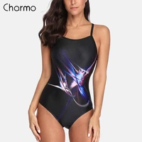 charmo women one piece sports swimsuit sport swimwear athlete bikini backless beach wear bathing suits