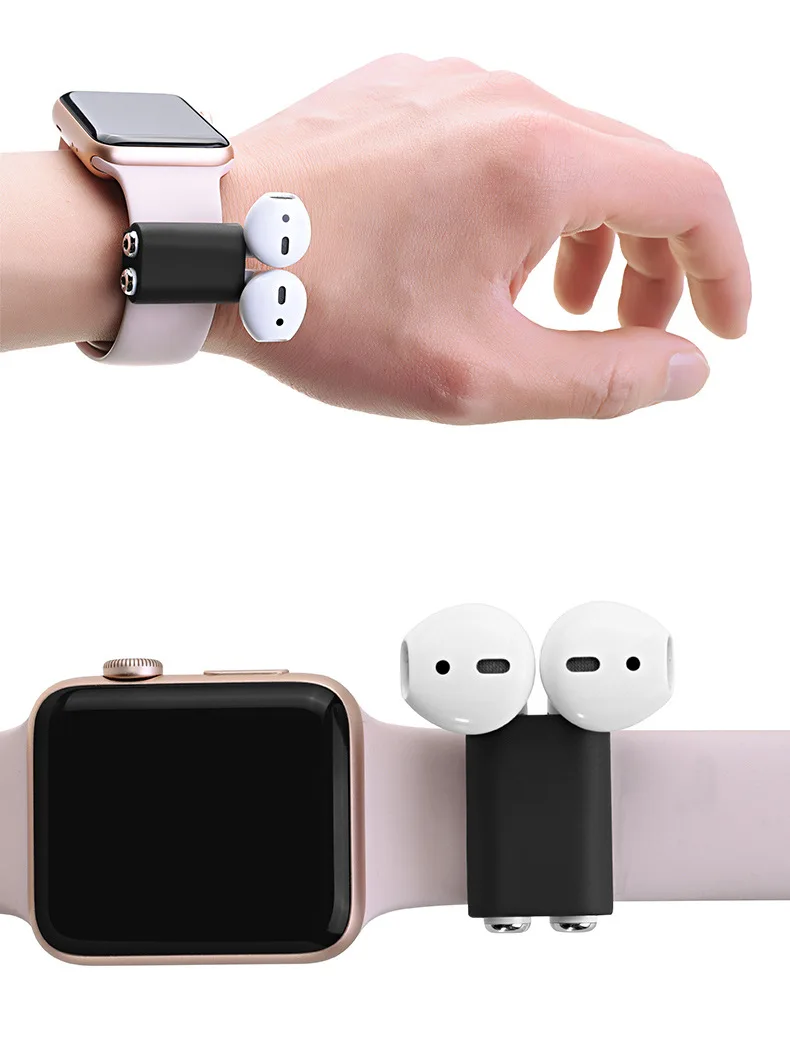 Силиконовый чехол для Apple Airpods 1 2 аксессуары защитный сумка контейнер наушников