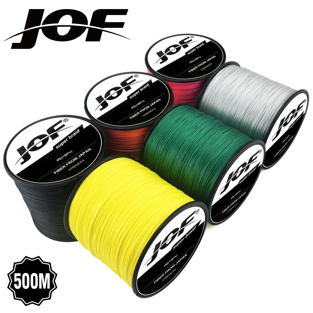 

8 Strands 500M Braided Fishing Line Sea Saltwater Carp Fishing Weave Extreme 100% PE JOF