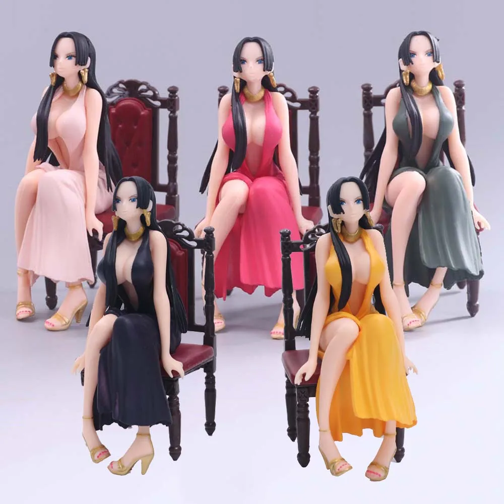 5 стилей ПВХ аниме одна штука девичьи Боа Хэнкок фигурка сексуальная модель диван
