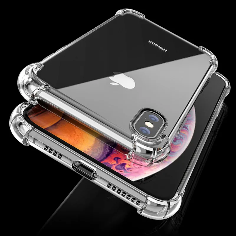 Ультратонкий Прозрачный Силикон ТПУ чехол для iPhone 11 Pro XS MAX XR 6 7 6S 8 Plus защитный резиновый чехол для телефона для iPhone 11Pro MAX