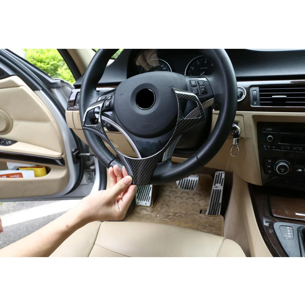 Декоративная накладка на руль автомобиля отделка наклейка раму для BMW E90 3 серии