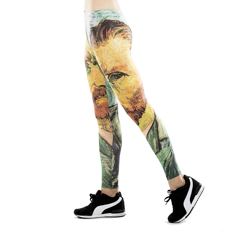 Женские штаны для фитнеса и йоги облегающие спортивные Леггинсы с высокой талией