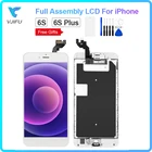 Полный комплект, ЖК-дисплей для iPhone 6S, сенсорный экран, дигитайзер в сборе для iPhone 6S Plus, полный комплект для ремонта телефонов, Передняя камера