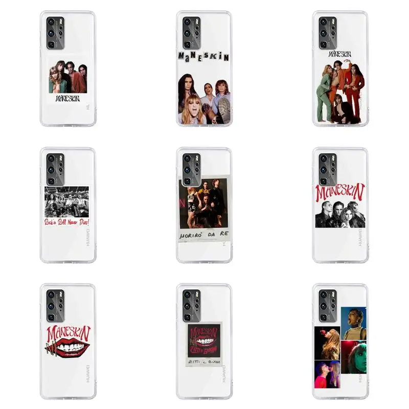 

Maneskin-capa david damiano caso Phone Case For Huawei Mate P honor 10 9 8 7 plus lite play 3 4 2s RS a T pro Soft Mobile bags