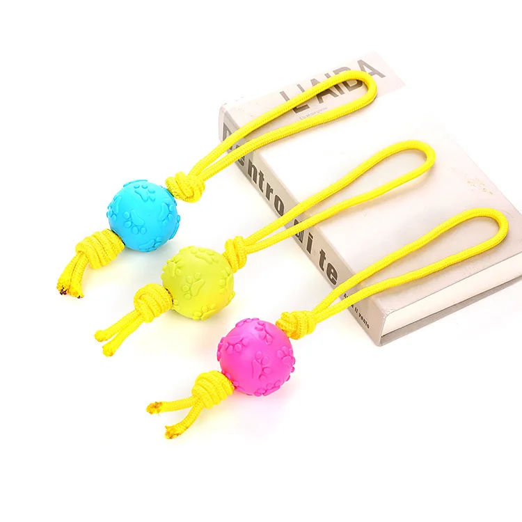 Игрушка для собак из термопластичного каучука с принтом лапы игрушка