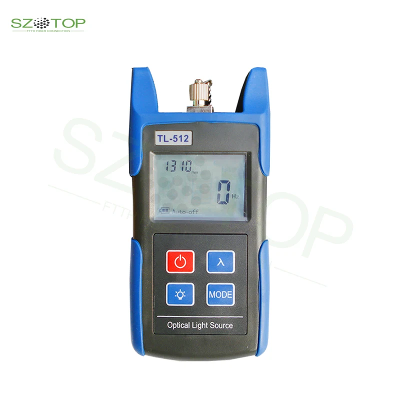 

Free Shipping TL-512 Fiber Optical Laser Light Source 1310/1550nm MM Fiber Optic Laser power meter SC/FC Universal Connector